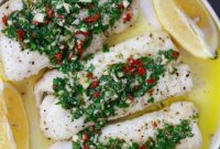 Zesty Chimichurri Cod Bake