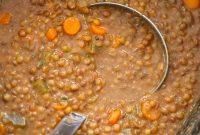 Slow Cooker Lentil Soup