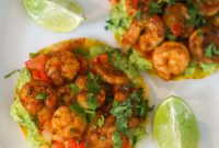 Vibrant Shrimp Tostadas
