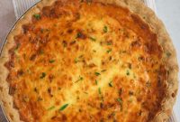 Triple Cheese Quiche Delight