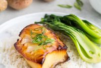 Savory Miso Glazed Chilean Sea Bass