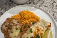 Ultimate Green Chile Chicken Enchiladas