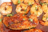 Jack Daniel’s Chicken and Shrimp