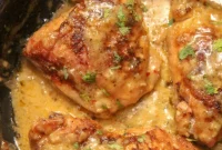 Rich Cream Chicken Thighs