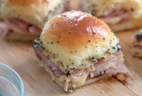 Golden Baked Ham and Cheese Sliders