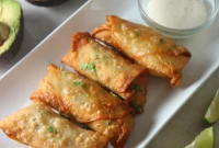 Avocado-Stuffed Chicken Eggrolls