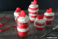 Irresistible Red Velvet Jar Cakes