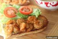 Zesty Grilled Shrimp Po Boy