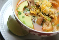 Bold Spicy Chicken Tortilla Soup