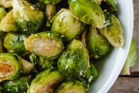 Crispy Parmesan Roasted Brussels
