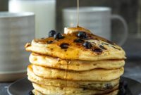 Fluffy Blueberry Pancakes