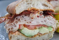 Turkey Bacon Avocado Stack