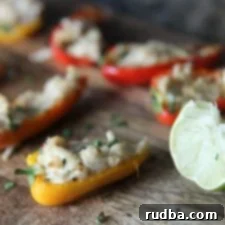 Savory Crab-Filled Peppers 8 Crab Stuffed Peppers