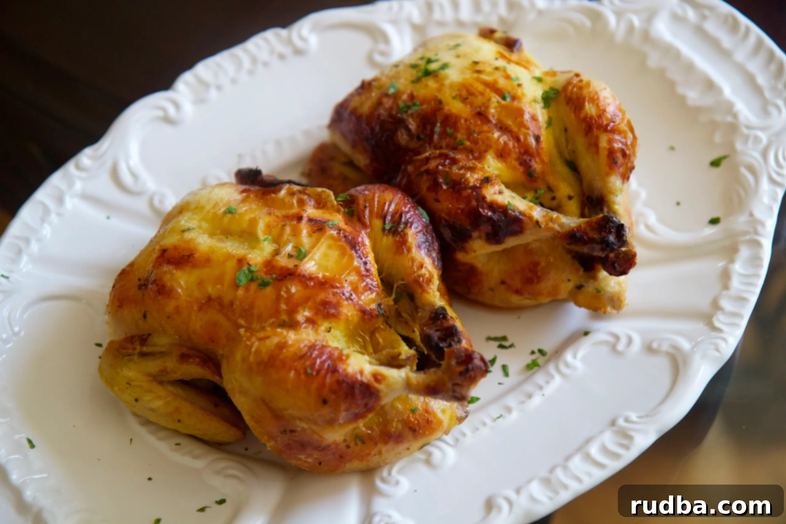 Buttermilk Brined Cornish Game Hen, these chickens are a crowd pleaser!