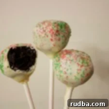 Festive Peppermint Oreo Pops 4 Oreo Peppermint Cake Pop