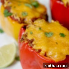Bell Pepper Taco Boats 5 Taco Stuffed Peppers