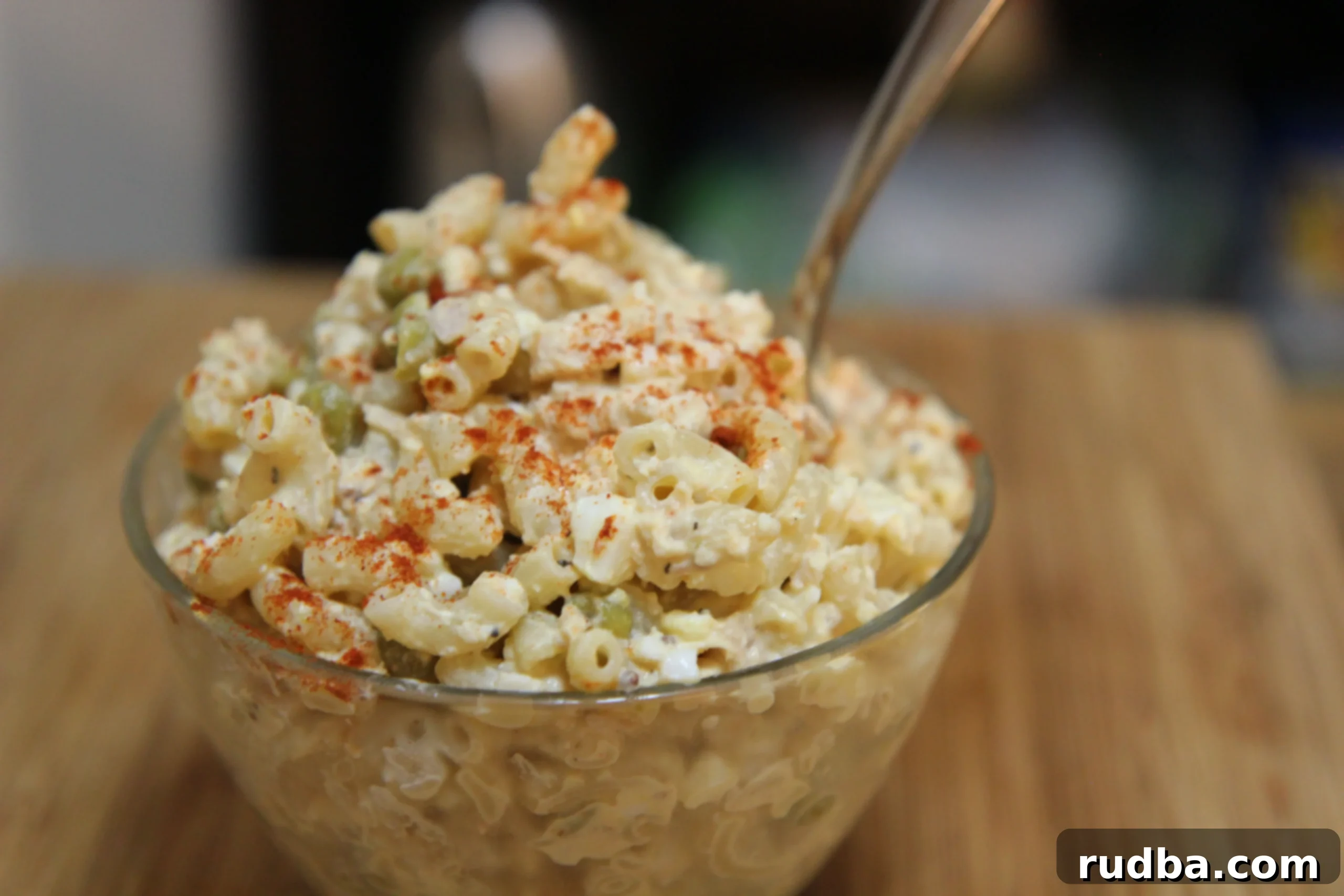 Serve this refreshing macaroni tuna salad as a side with steak for a delicious summer meal