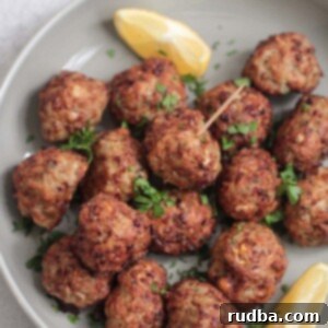 Crispy Air Fryer Turkey Meatballs 2 air fryer turkey meatballs