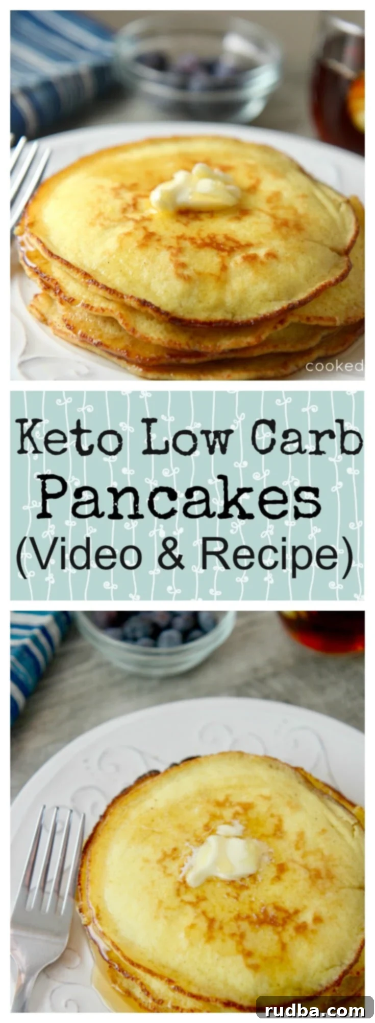 Keto Pancakes - 10 Minute Low Carb Pancake Recipe