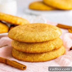 Cinnamon Sugar Delights 2 Three golden brown snickerdoodle cookies, generously coated in cinnamon sugar, arranged with cinnamon sticks on the side.