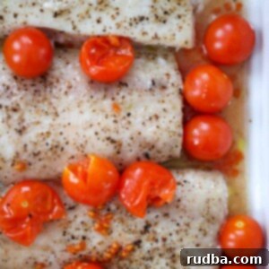 Oven Baked Mahi Mahi with Burst Tomatoes 2 baked mahi mahi with tomatoes.