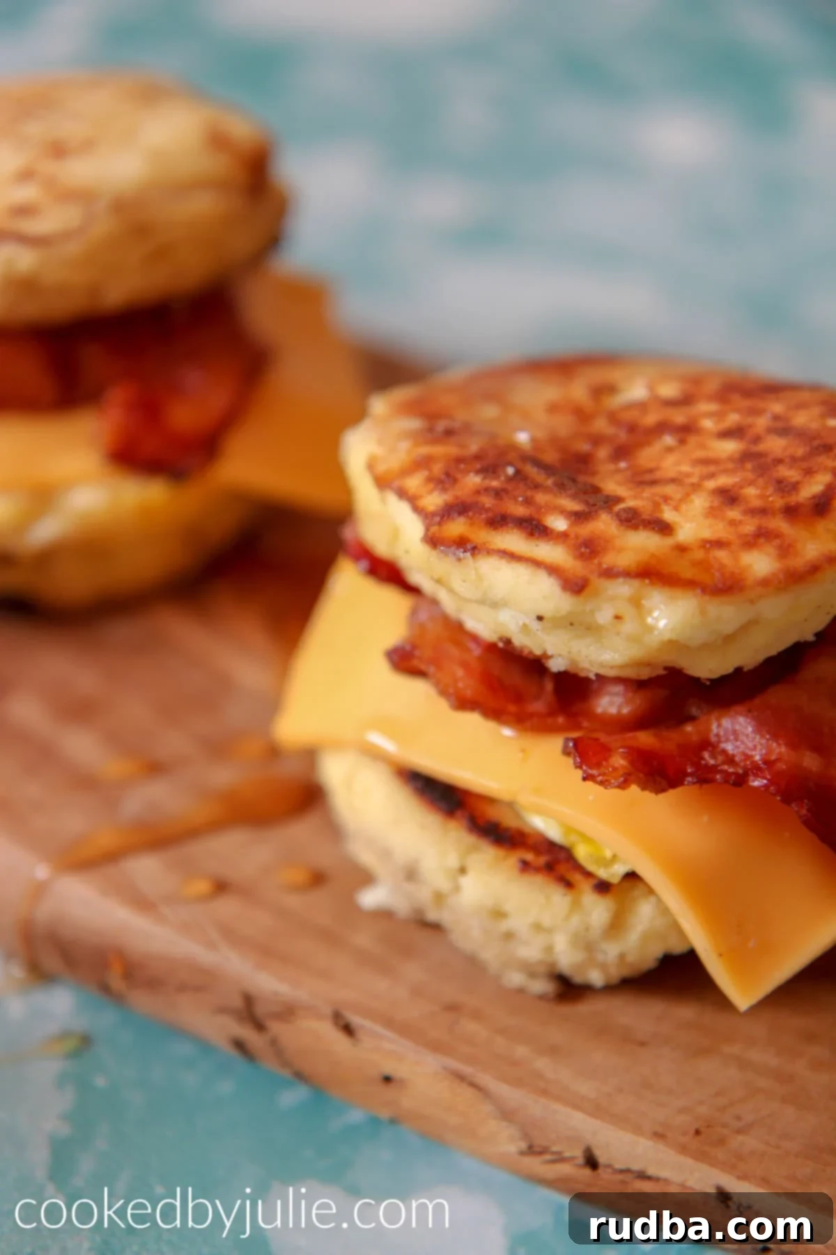 Keto bacon, egg, and cheese Mcgriddle