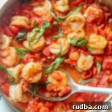 tomato and basil shrimp