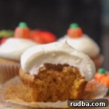 Pumpkin Cupcakes with Cream Cheese Frosting