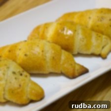 Cheese and Garlic Crescent Rolls