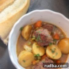 Instant Pot Beef Stew with tender beef and vegetables