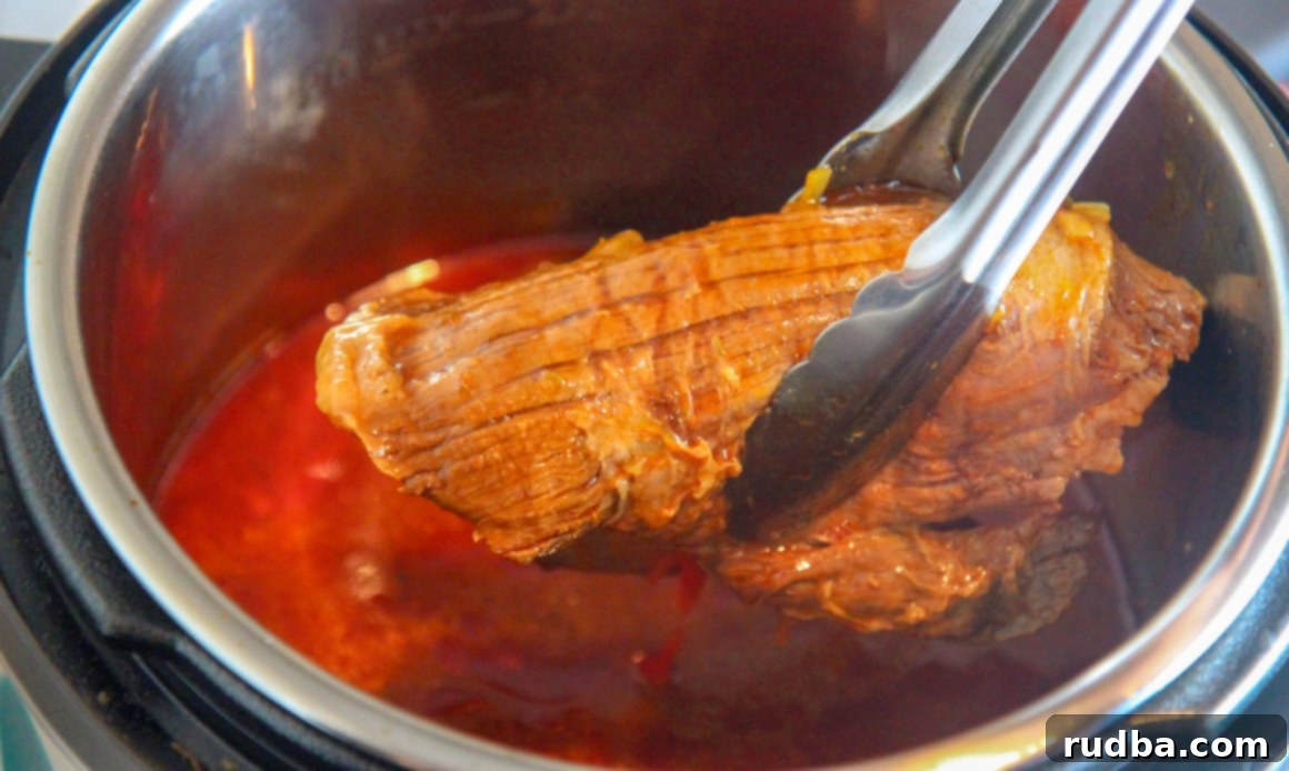 Two pounds of boneless flank steak, ready for preparation in a Ropa Vieja recipe