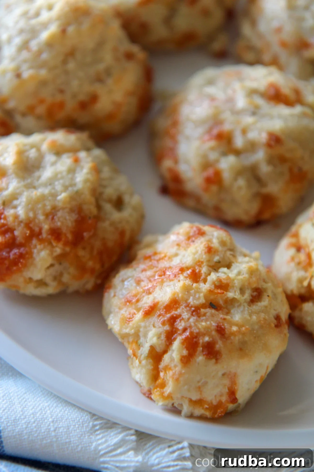 cheddar garlic biscuits upclose