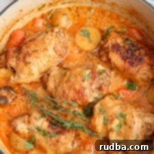 Soulful Chicken Stew 4 chicken stew in a dutch oven