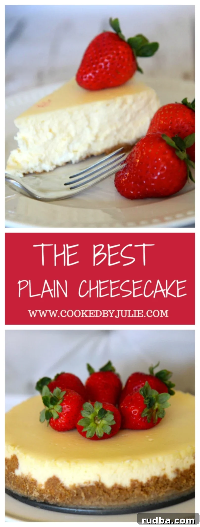 The Best Homemade Plain Cheesecake Recipe