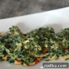 Creamy Spinach Chicken with a perfectly seared chicken breast