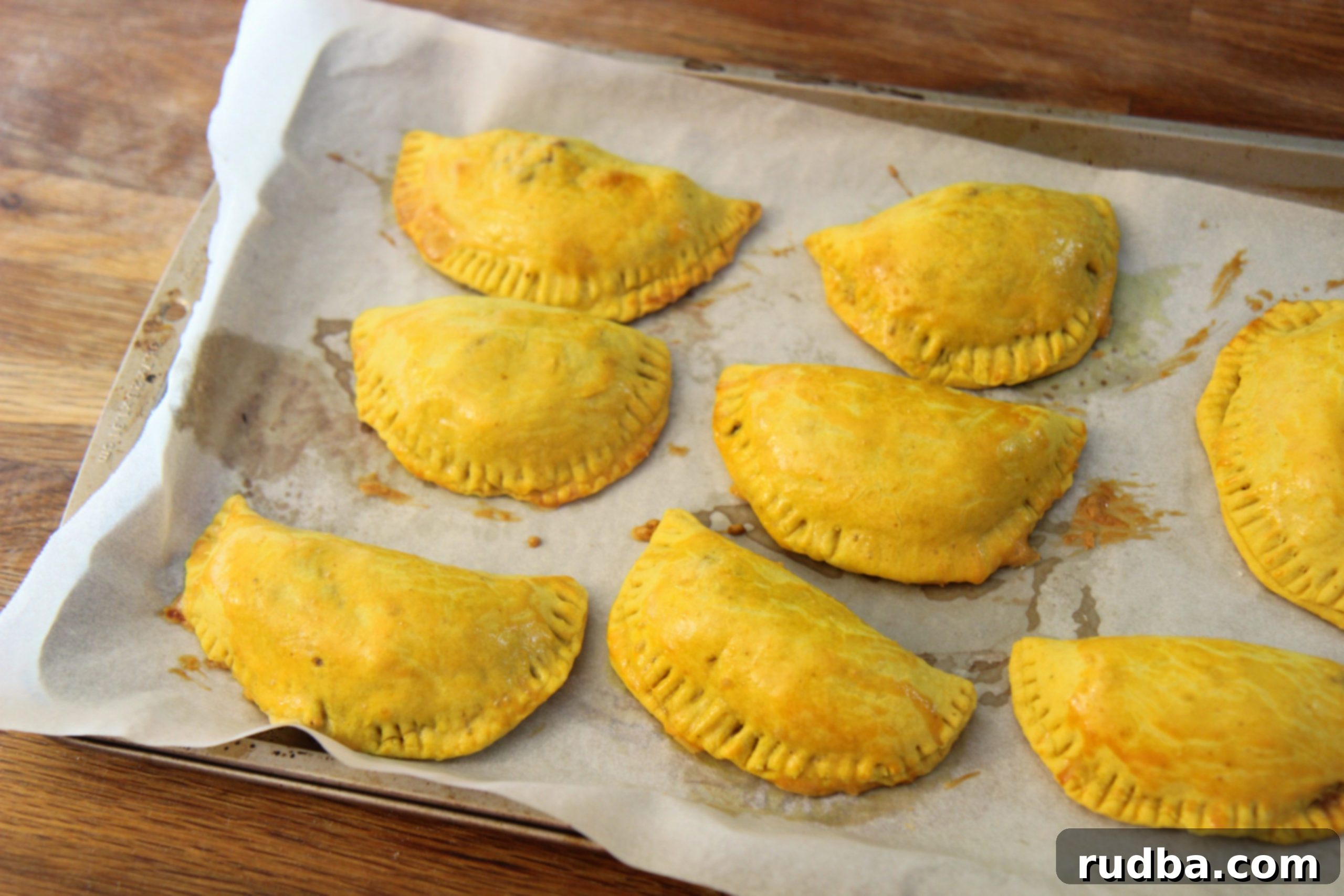 baked Jamaican beef patties 