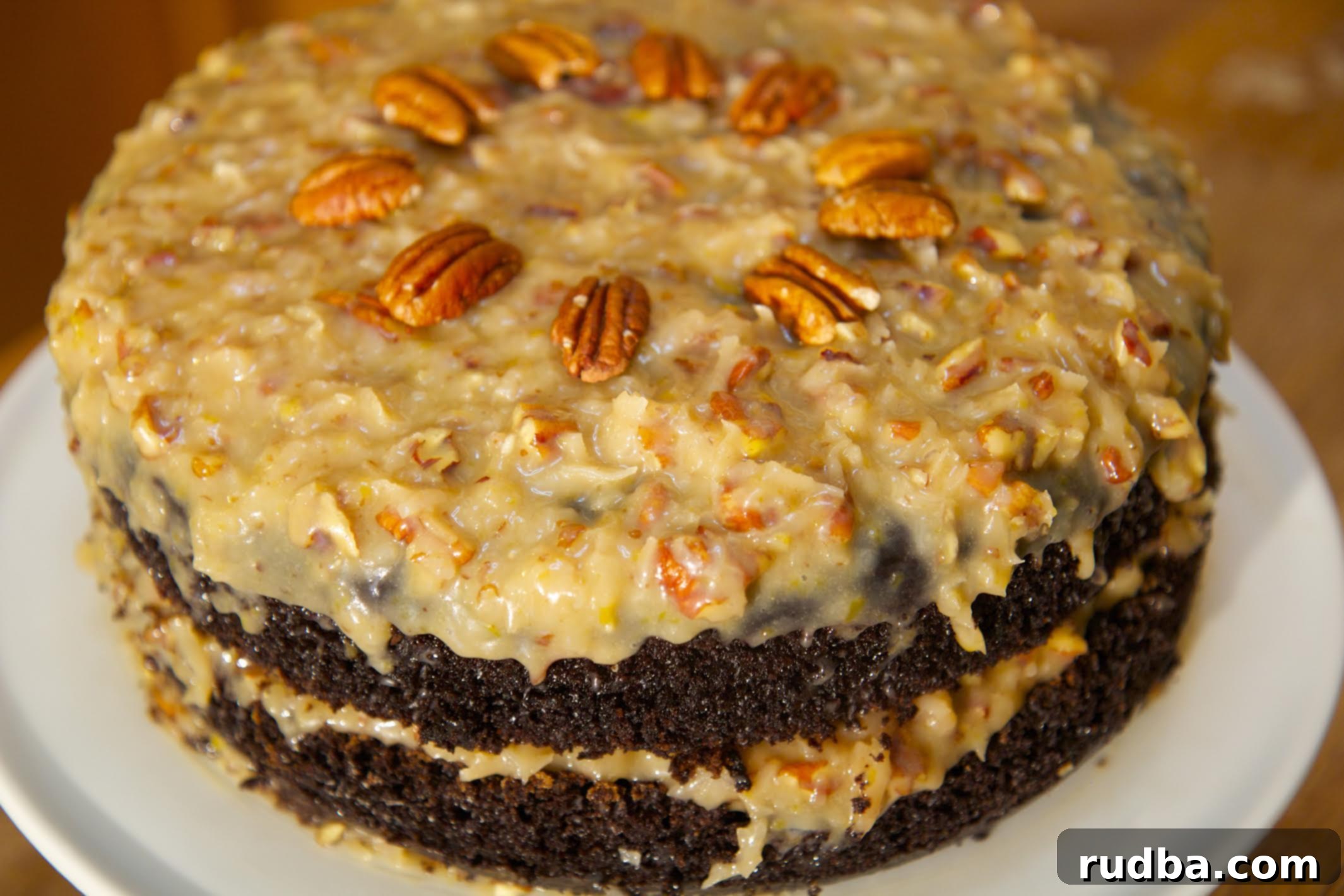 This decadent German chocolate cake is sweet, moist, and packed with flavor. If you're looking for the best German chocolate cake recipe - this is it!