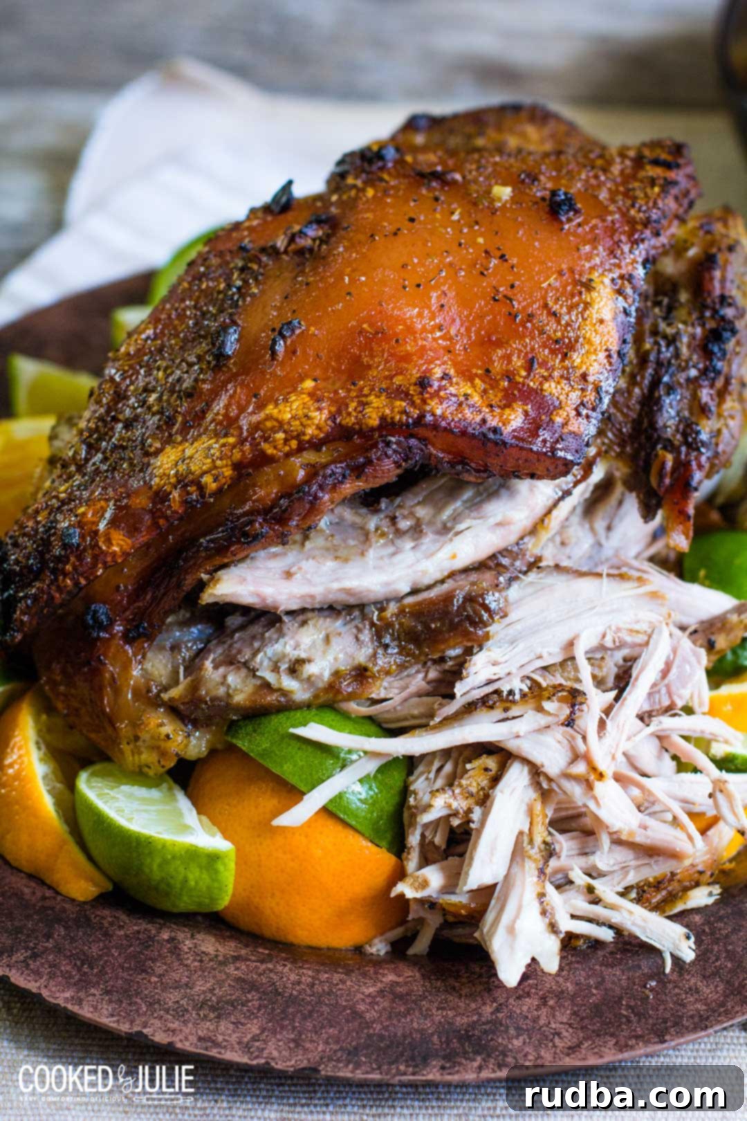 The Ultimate Cuban Pernil 4 Cuban Pernil with oranges and limes
