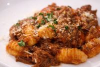 Beef Chuck and Potato Gnocchi in Savory Gravy